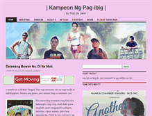 Tablet Screenshot of kampeonngpagibig.com